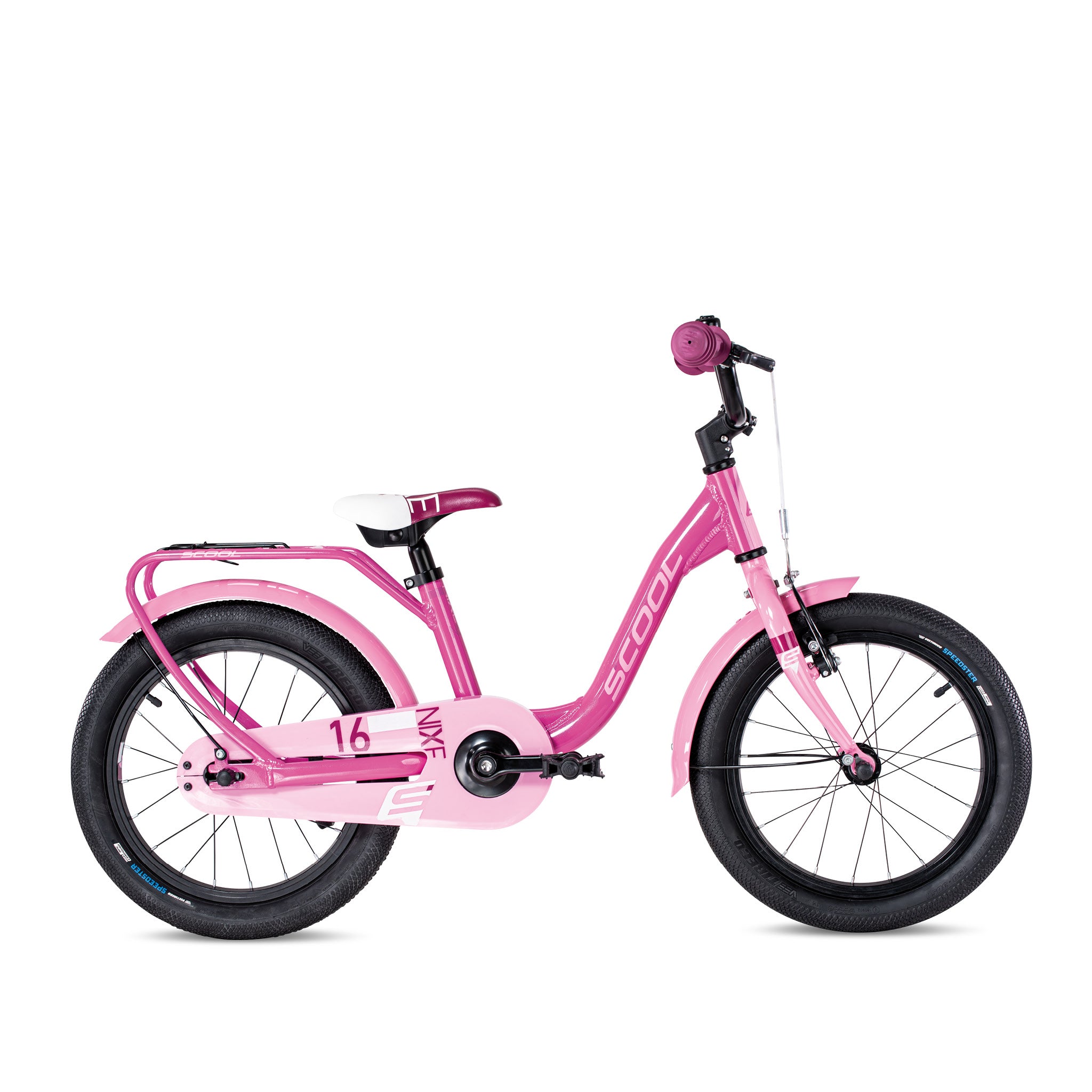 s-cool-nixe-16-1s-kinderfahrrad-pink-1-gang-alu image 1