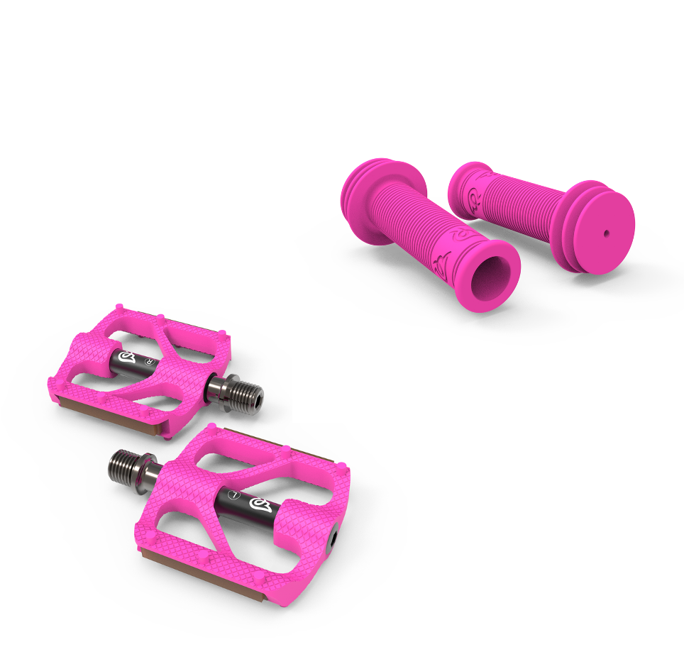 early-rider-belter-griffe-pedale-set-14-16-zoll-pink-19-mm image 2