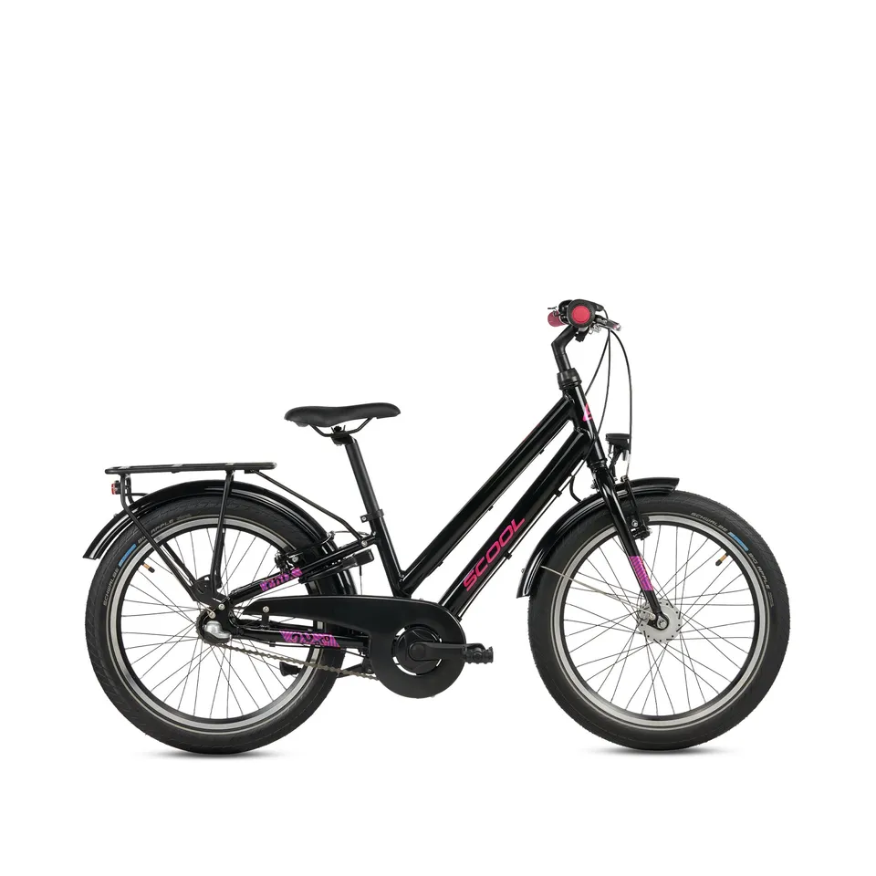 s-cool-chix-pro-20-zoll-kinderfahrrad-3-gang-black-pink image 1