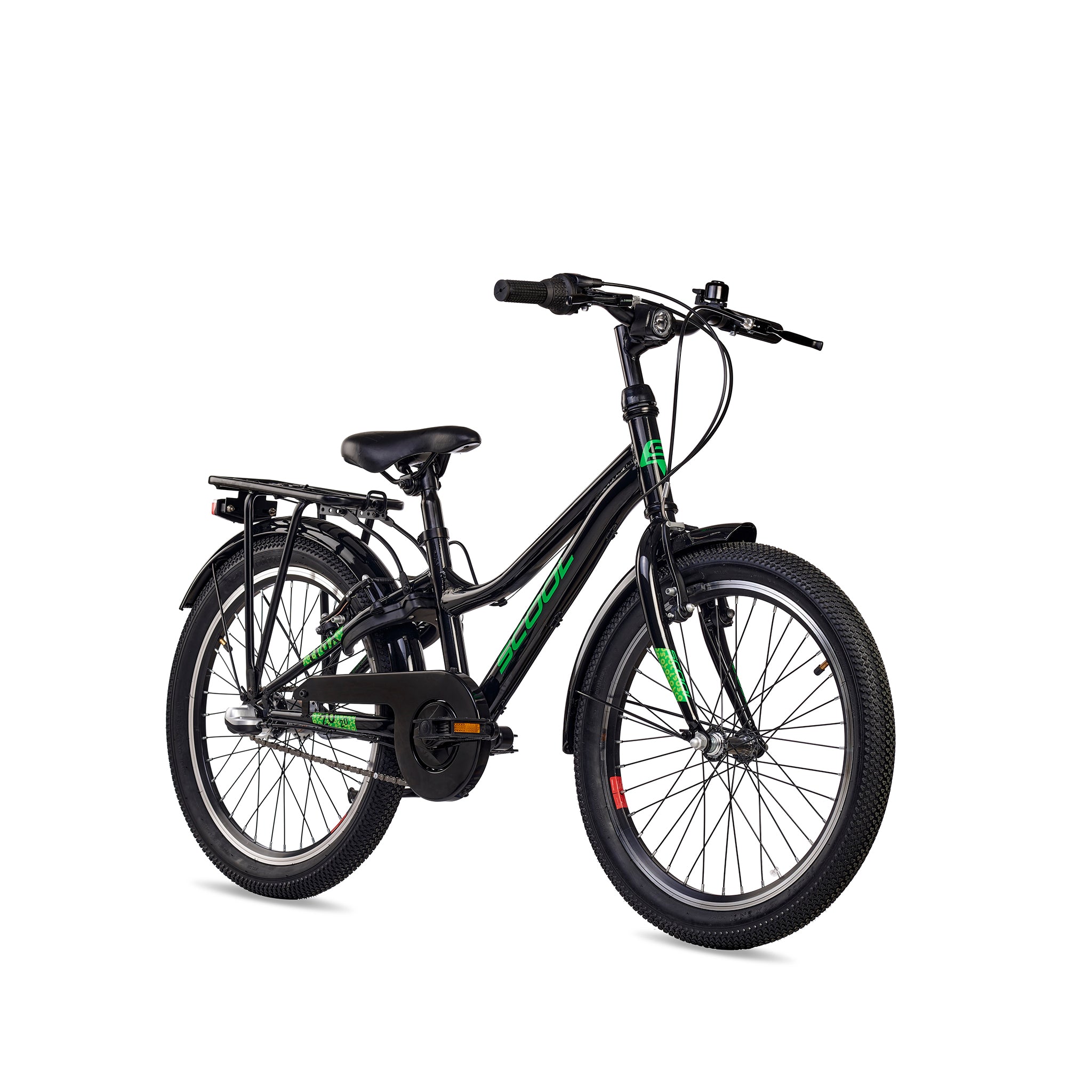 s-cool-trox-20-zoll-3-gang-kinderfahrrad-black-green-nabenschaltung image 2