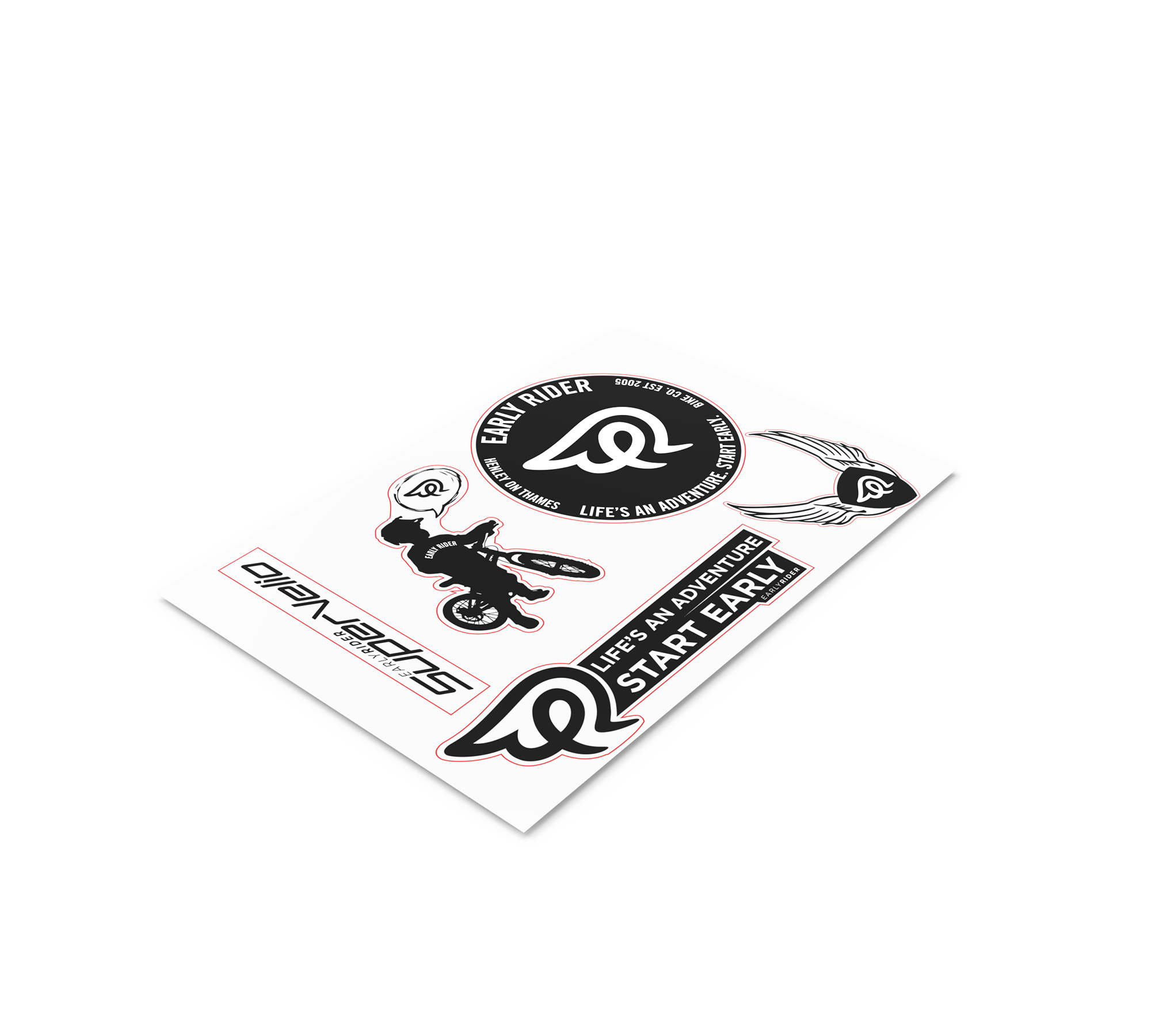 early-rider-seeker-sticker-a5-vinyl-aufkleber-5-st-ck image 2