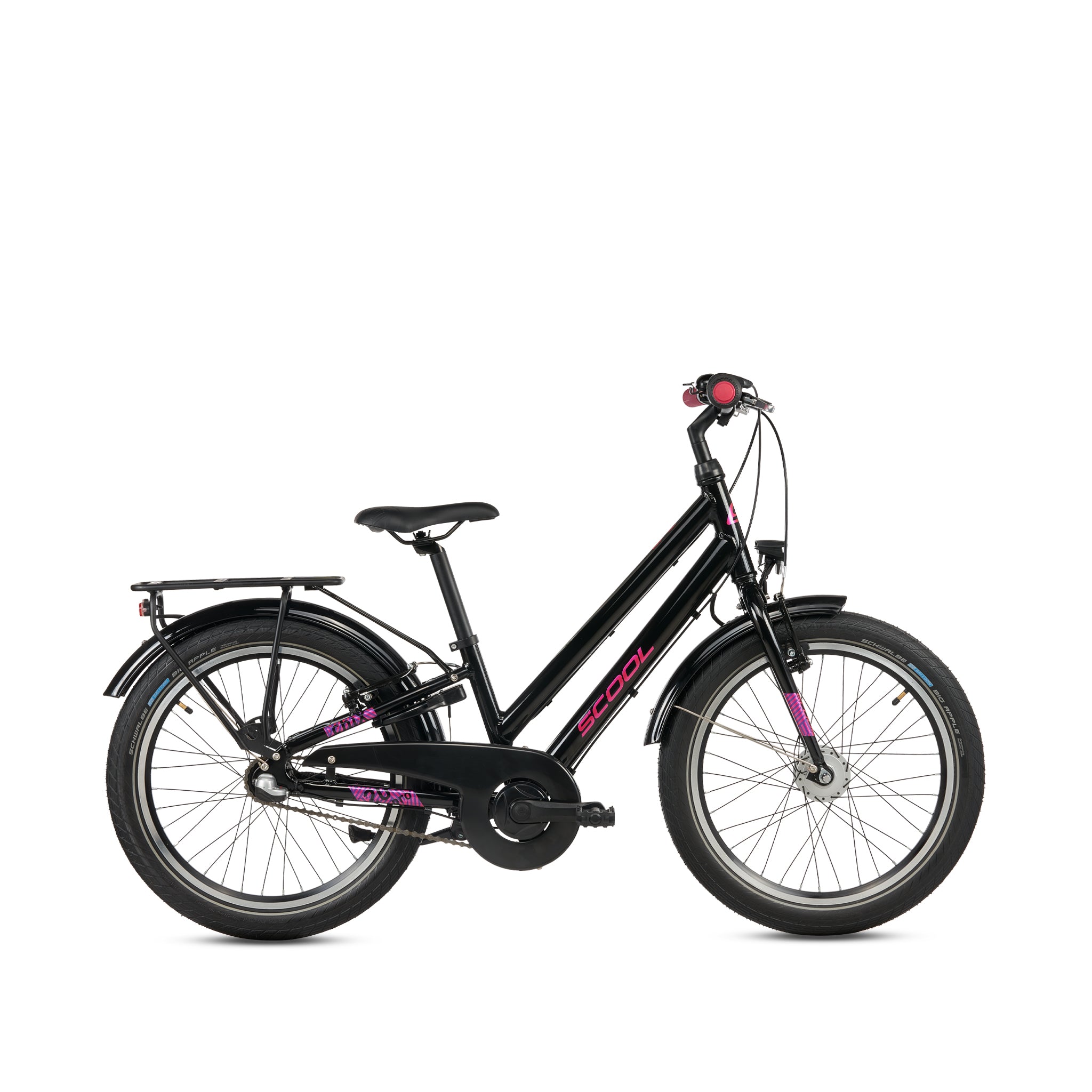 s-cool-chix-pro-20-zoll-kinderfahrrad-3-gang-black-pink image 1