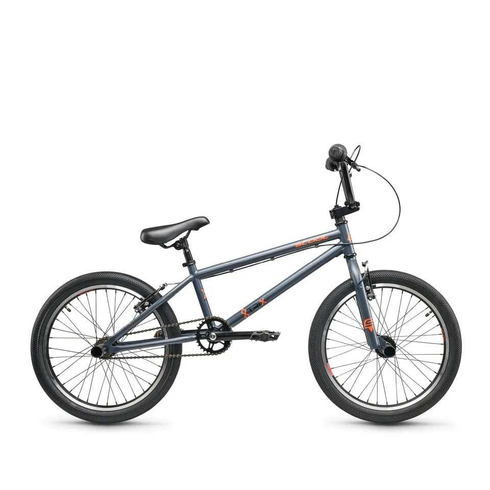 s-cool-xtrix-20-1s-bmx-20-zoll-dark-grey-orange-freilauf image 1