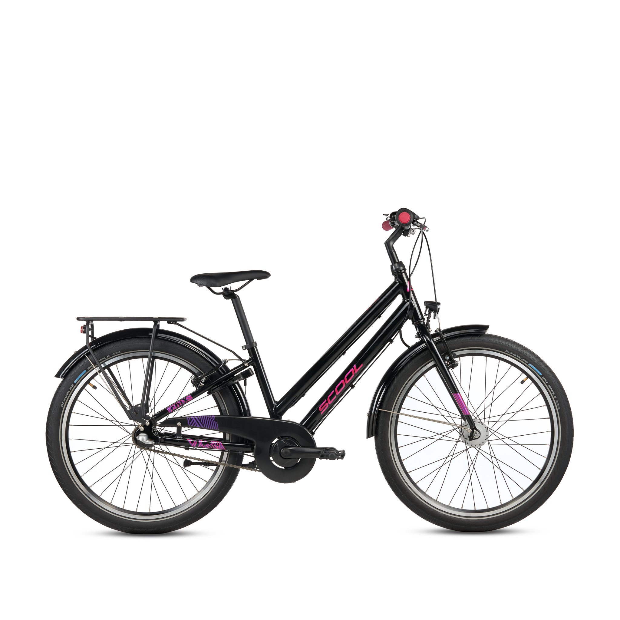 s-cool-chix-pro-24-zoll-m-dchenfahrrad-3-gang-black-pink image 1