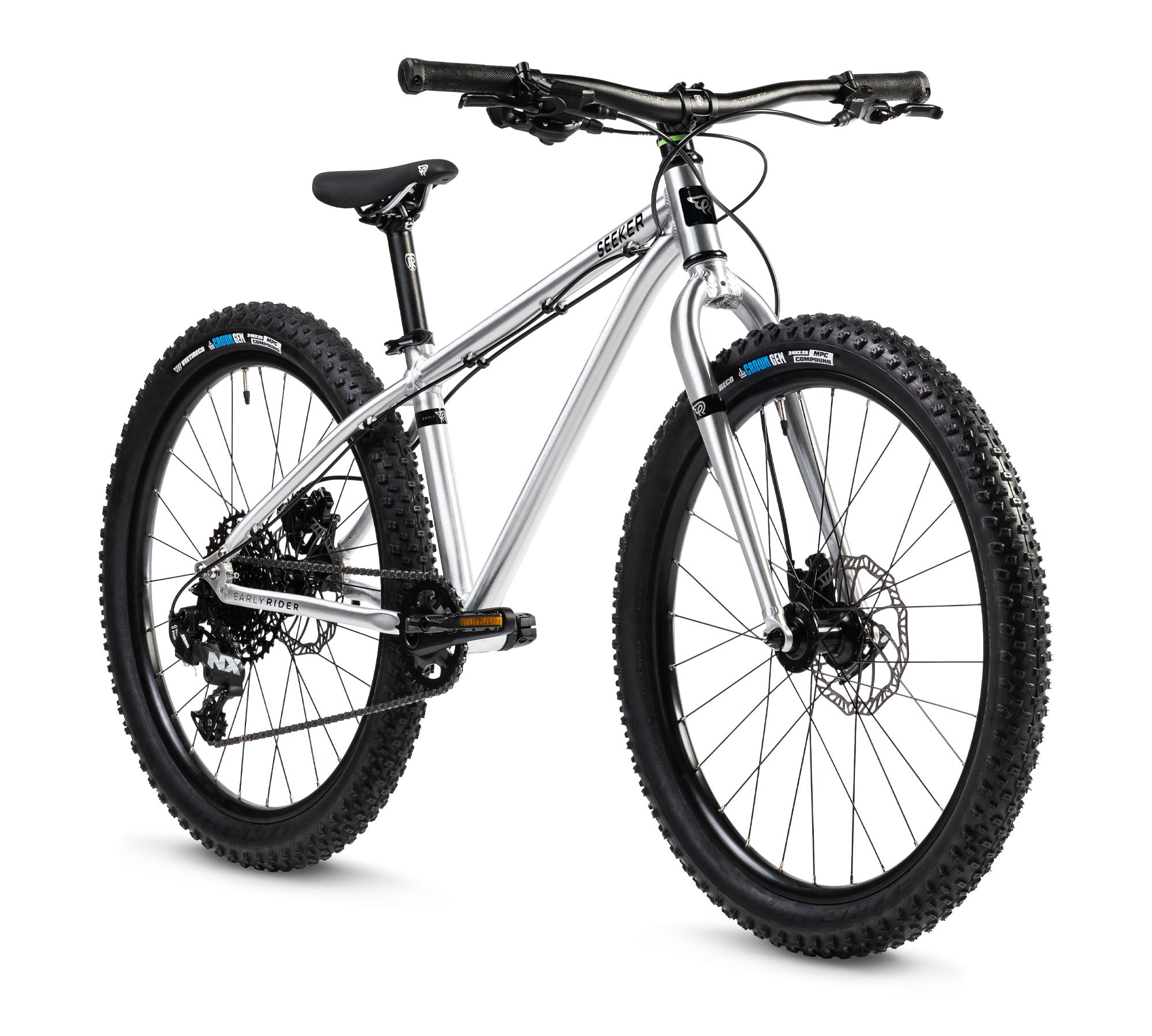 early-rider-seeker-24-mountainbike-24-zoll-brushed-aluminium image 1