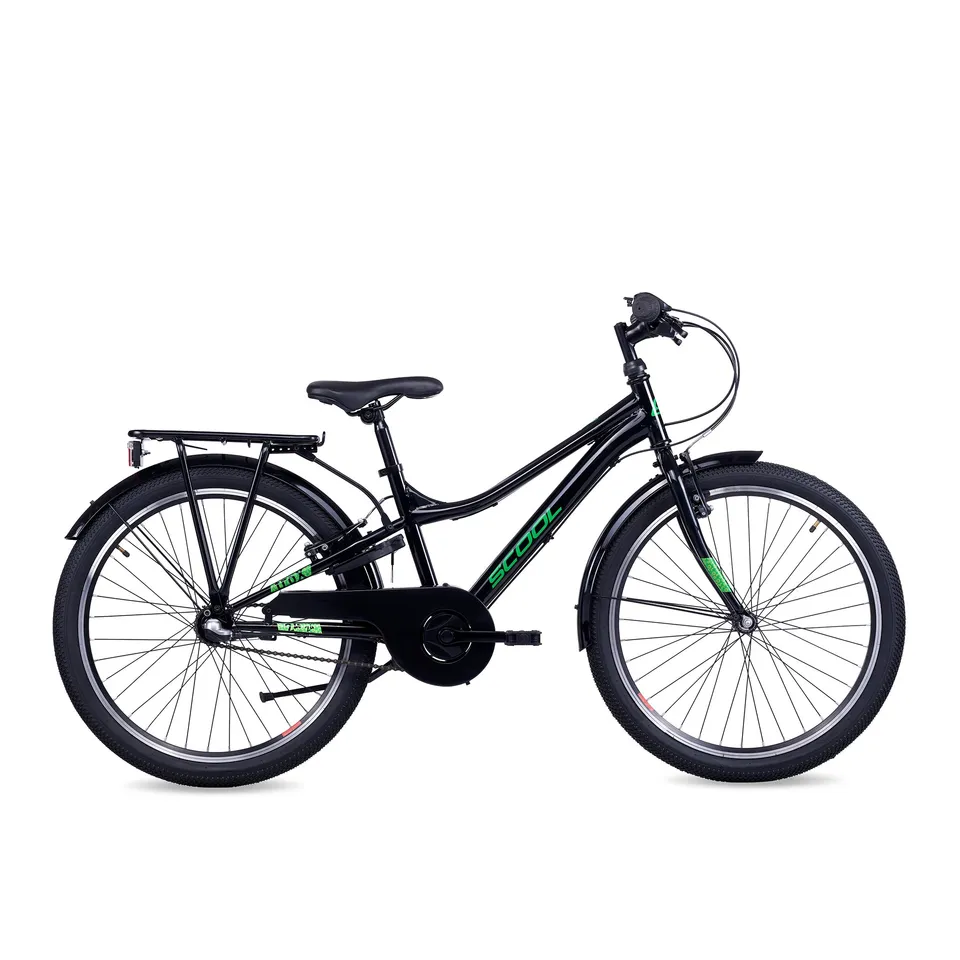 s-cool-trox-pro-24-n3-kinderfahrrad-24-zoll-black-green-3-gang image 1