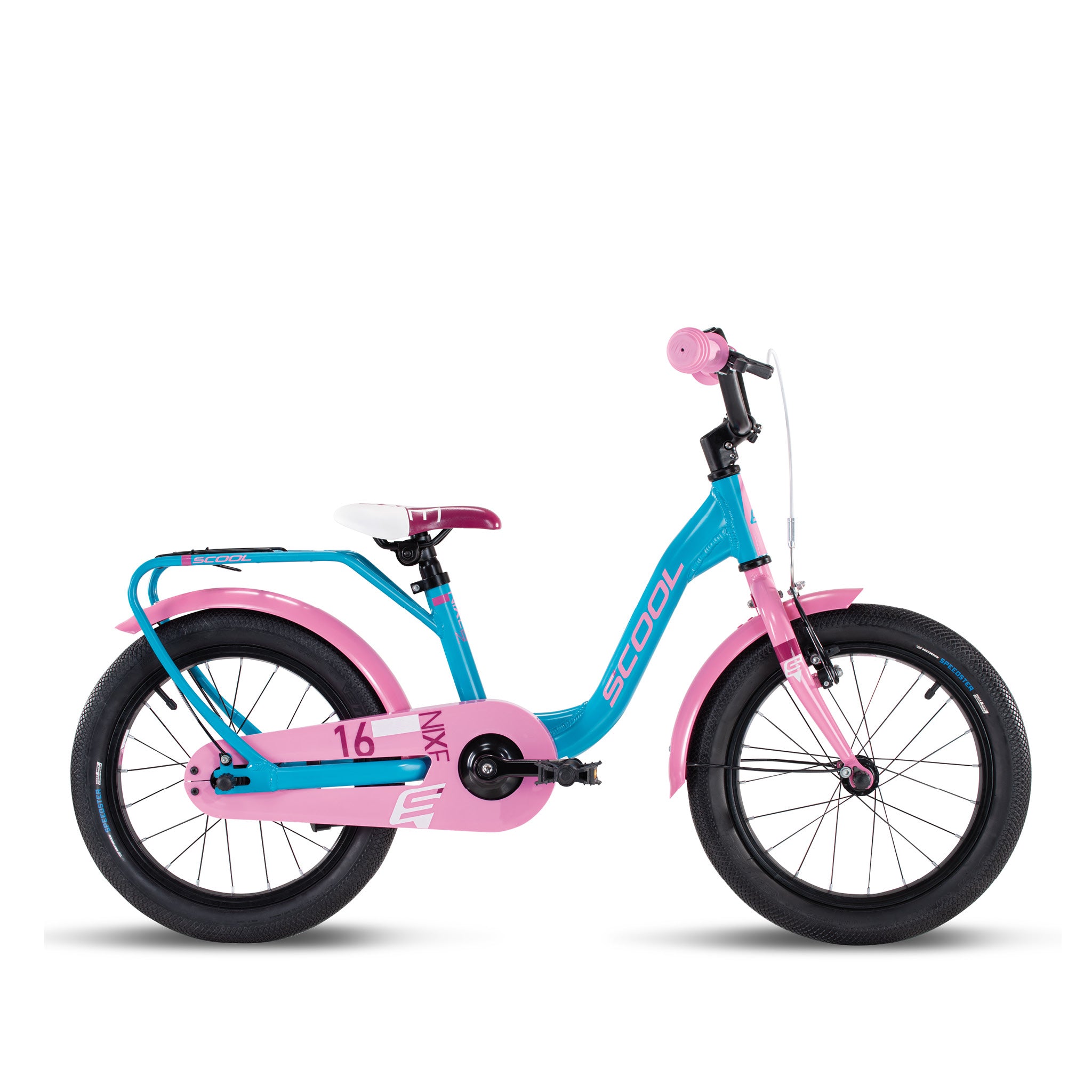 s-cool-nixe-16-1s-kinderfahrrad-pink-1-gang-alu image 2
