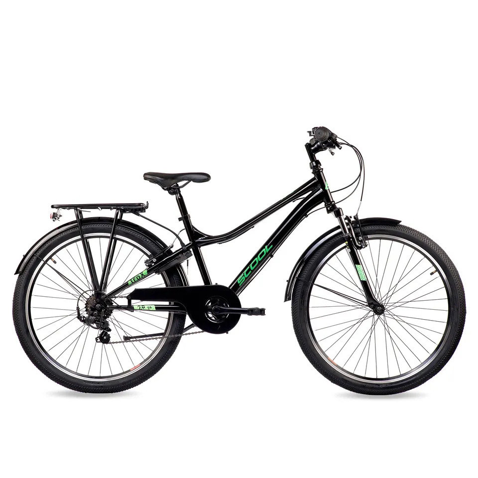 s-cool-trox-26-k6-jugendfahrrad-26-zoll-black-green-6-gang image 1