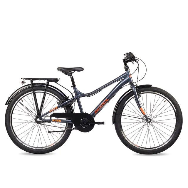 s-cool-trox-26-n3-jugendfahrrad-26-zoll-dark-grey-orange-nexus image 1