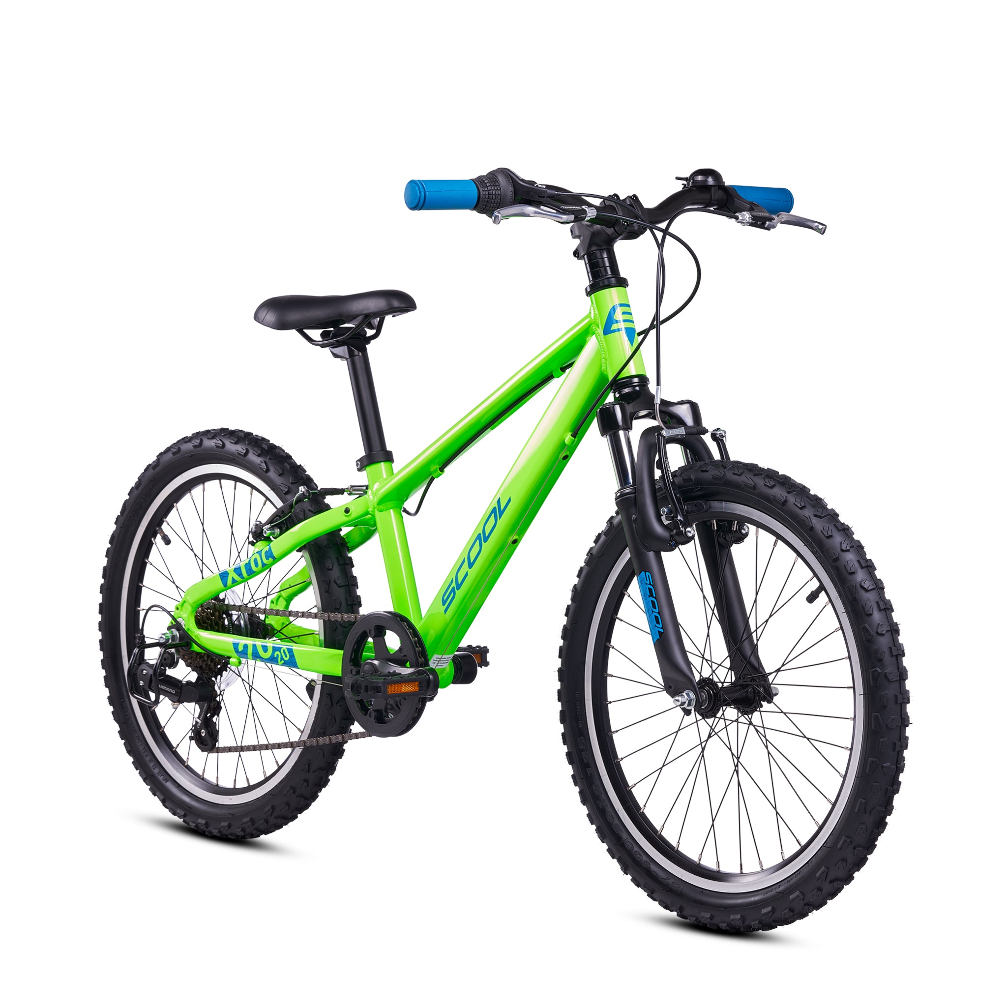 s-cool-xroc-pro-20-zoll-kinderfahrrad-7-gang-light-green image 2
