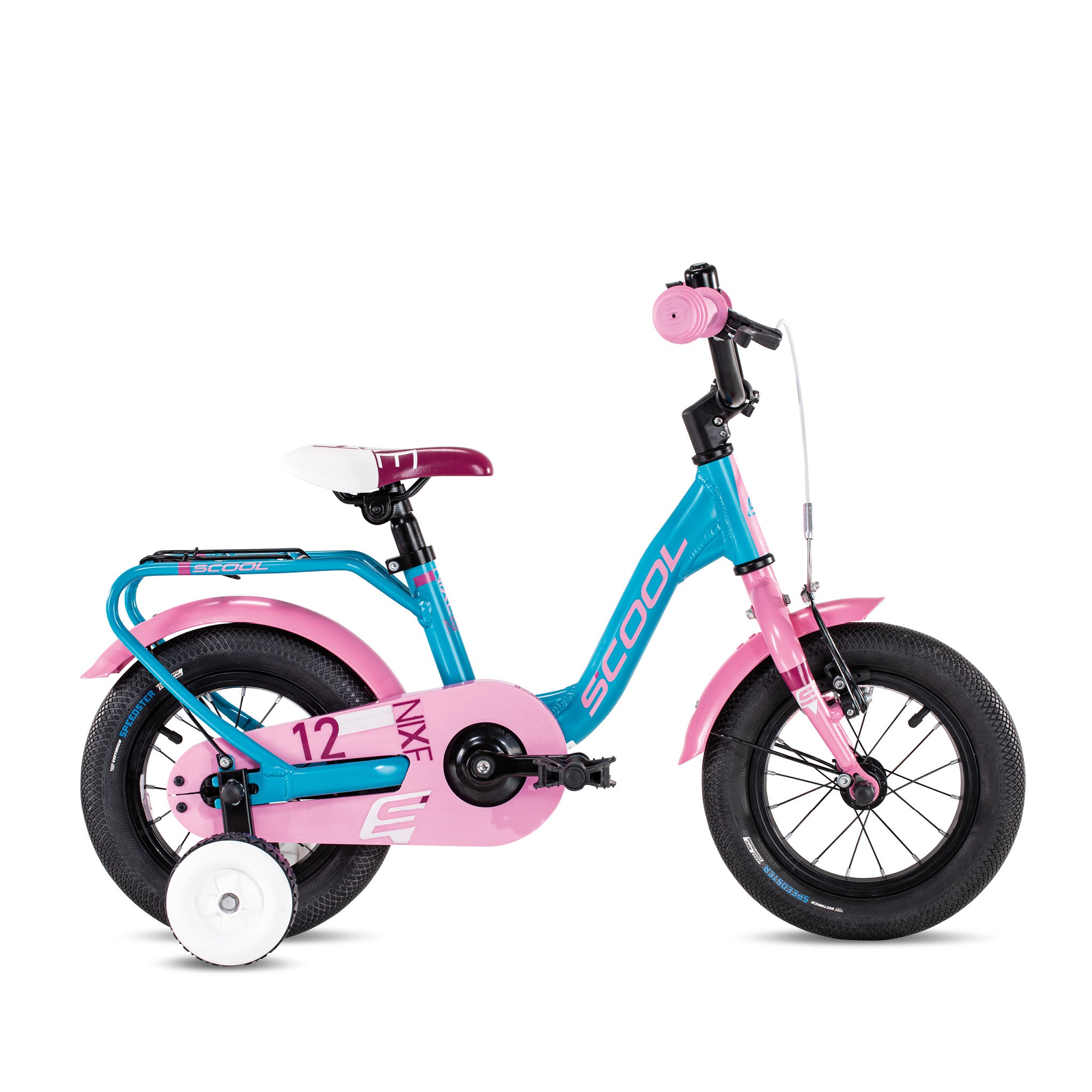 s-cool-nixe-12-1s-kinderfahrrad-12-zoll-pink-baby-pink-r-cktritt image 1