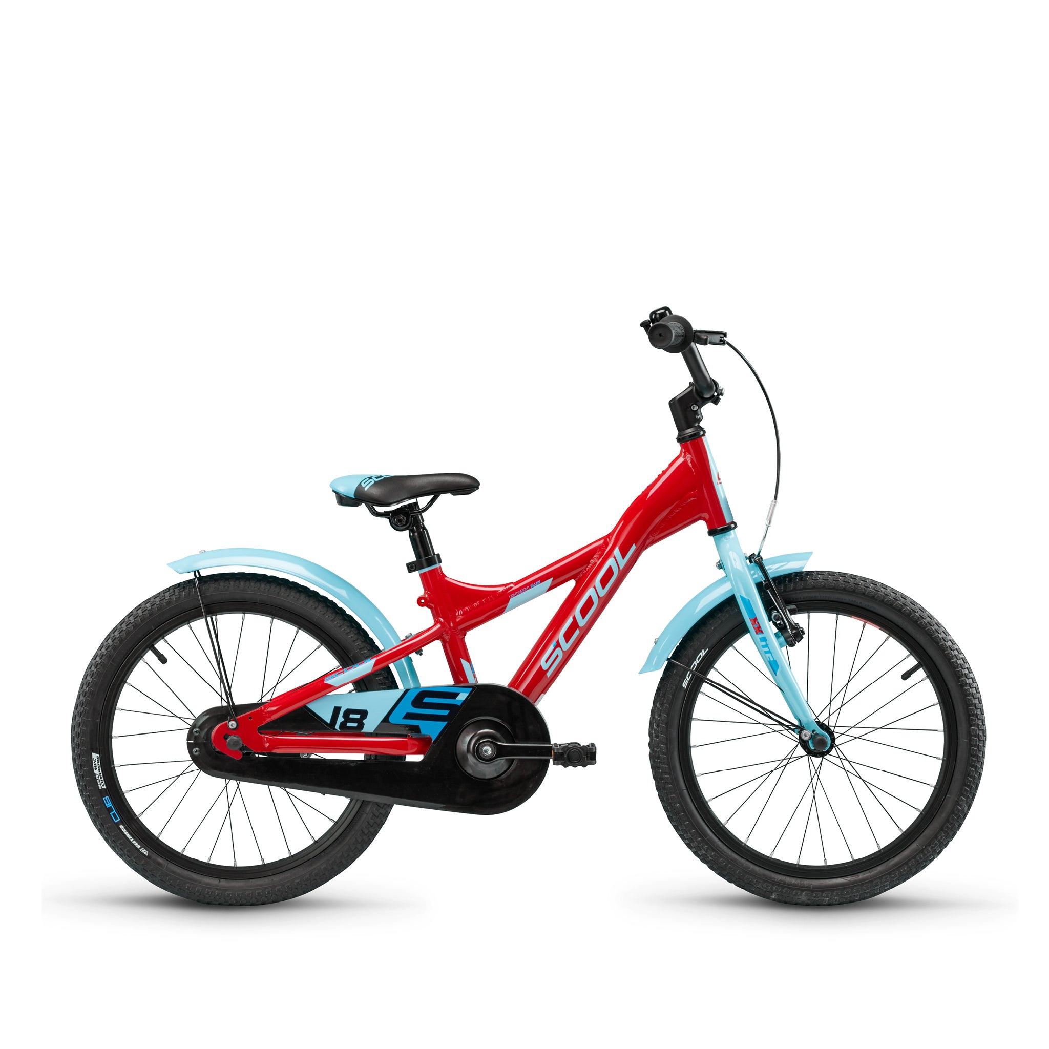 s-cool-xxlite-18-1s-kinderfahrrad-18-zoll-red-light-blue-r-cktritt image 1