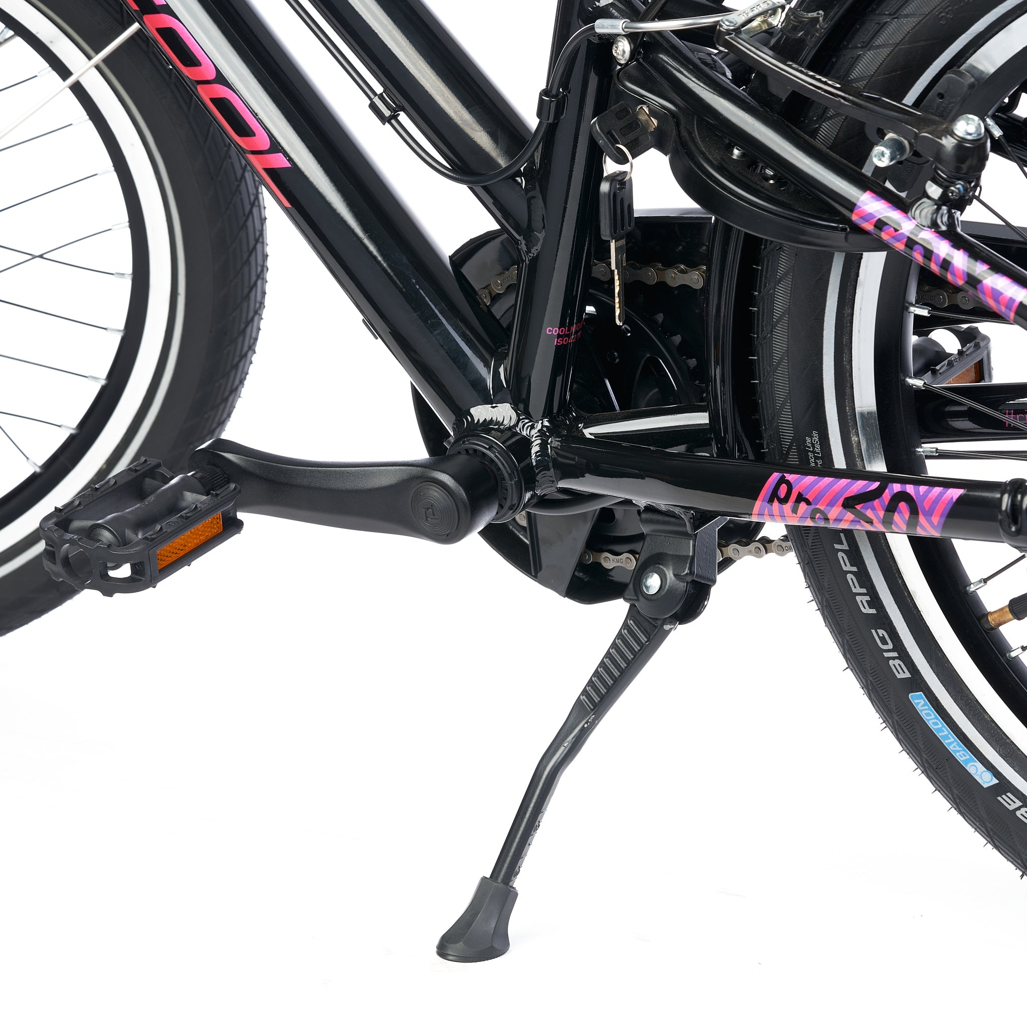 s-cool-chix-pro-20-zoll-kinderfahrrad-3-gang-black-pink image 5