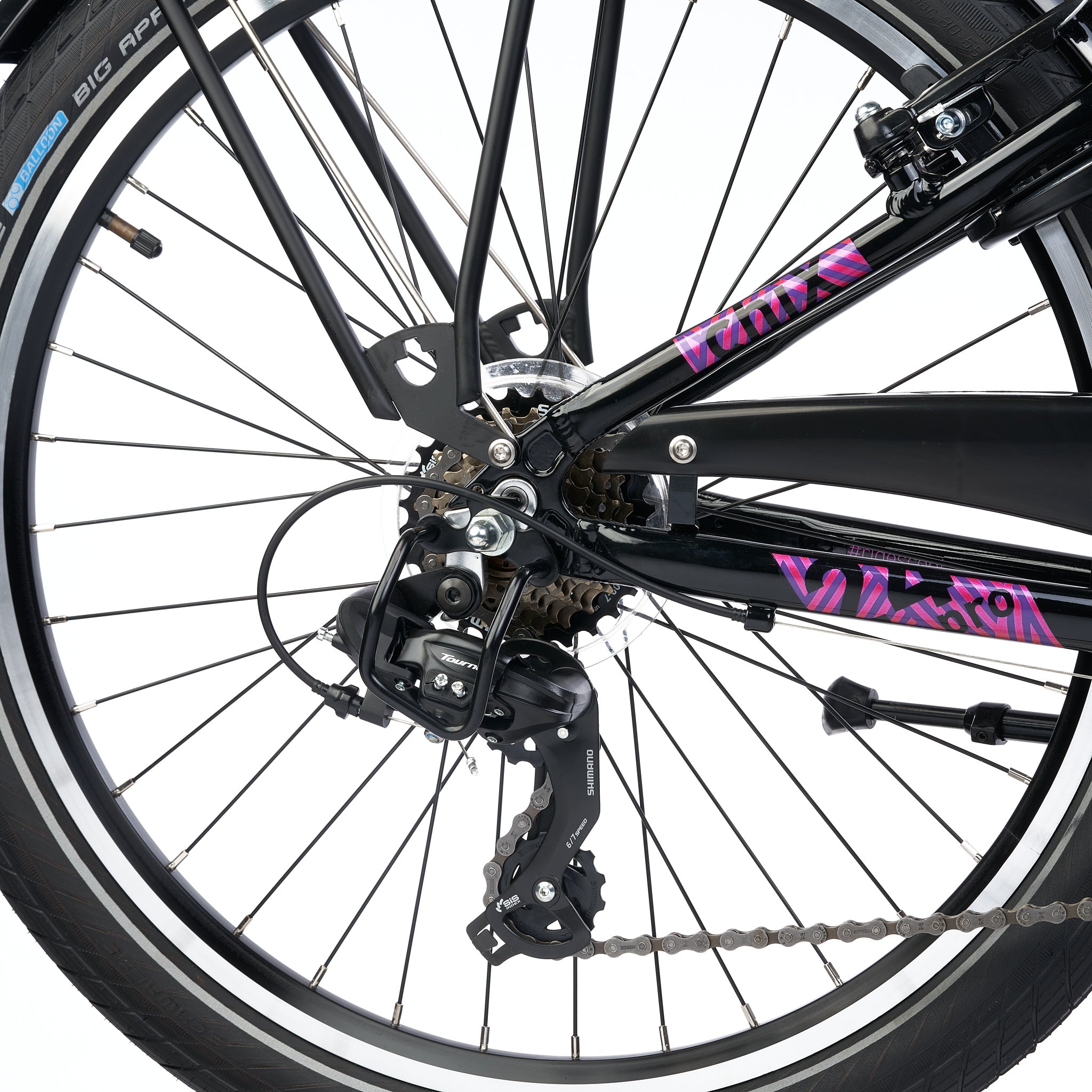 s-cool-chix-pro-24-zoll-7-gang-kinderfahrrad-purple-kette image 3