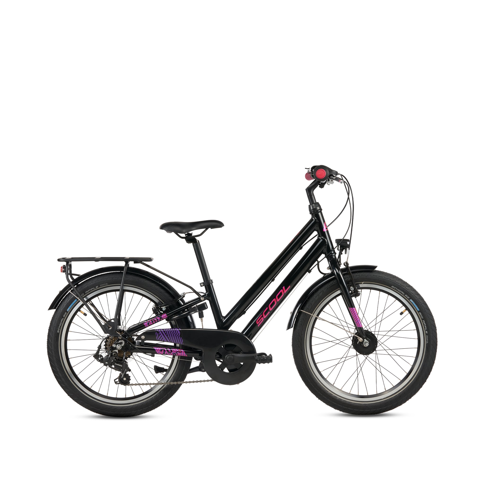 s-cool-chix-pro-20-k7-kinderfahrrad-black-pink-7-gang-alu image 1