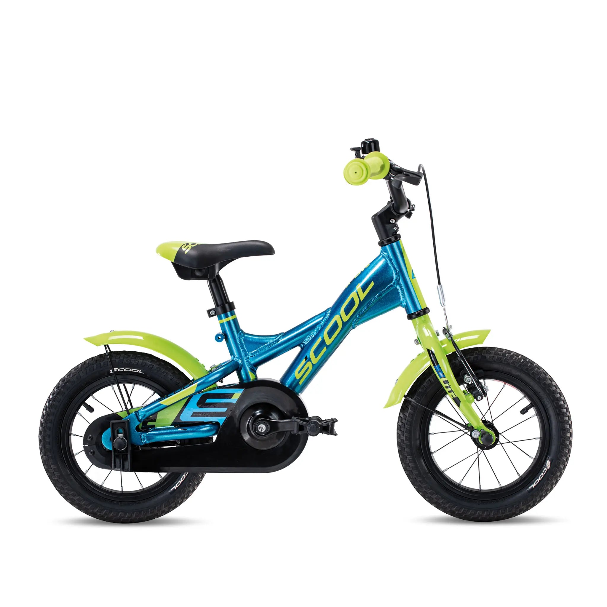 s-cool-xxlite-12-zoll-kinderfahrrad-1-gang-rot-hellblau-r-cktritt image 2