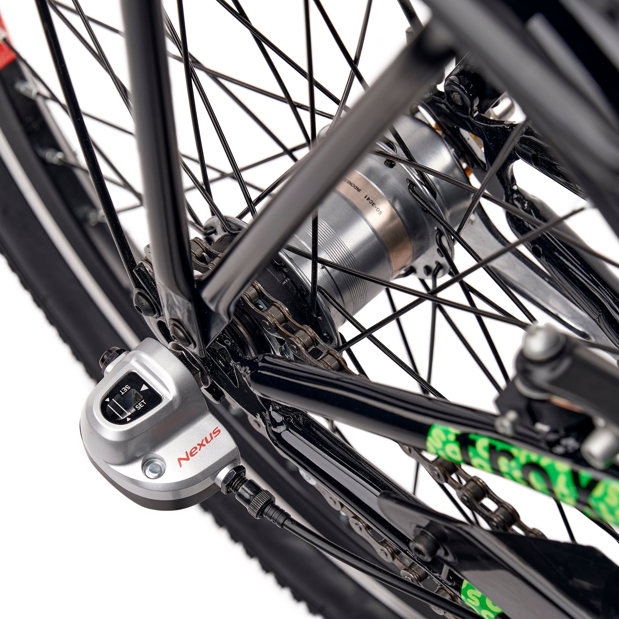 s-cool-trox-20-zoll-3-gang-kinderfahrrad-black-green-nabenschaltung image 4